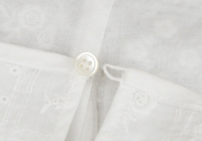 tricot COMME des GARCONS Paneled Lace Tank Top White Size M
