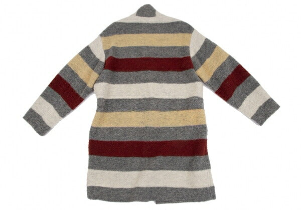 ISABEL MARANT Multicolor Striped Knit Jacket Gray Size 34