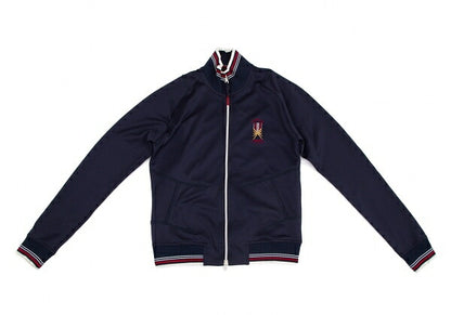 MARITHE + FRANCOIS GIRBAUD Embroidered Jacket Navy Size S