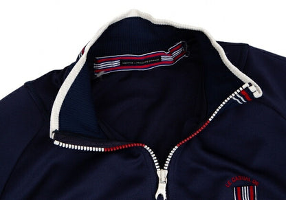MARITHE + FRANCOIS GIRBAUD Embroidered Jacket Navy Size S