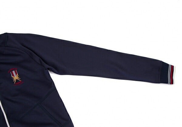 MARITHE + FRANCOIS GIRBAUD Embroidered Jacket Navy Size S