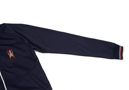 MARITHE + FRANCOIS GIRBAUD Embroidered Jacket Navy Size S