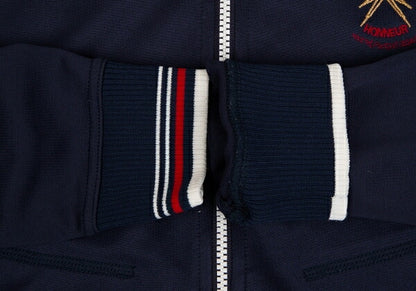 MARITHE + FRANCOIS GIRBAUD Embroidered Jacket Navy Size S
