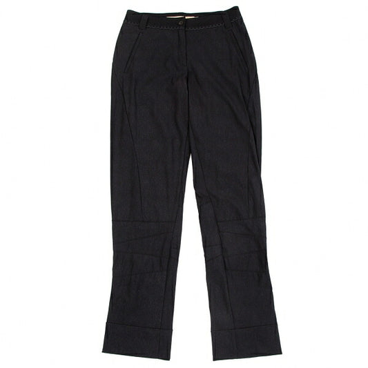 MARITHE Nylon Blend Stretch Double Pants Charcoal Size S