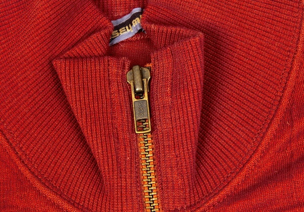 ISSEY MIYAKE Cotton Knit Zip Jacket Bordeaux JP Size 9