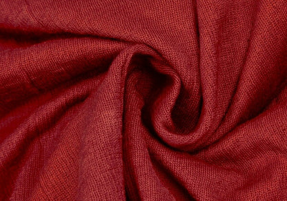 ISSEY MIYAKE Cotton Knit Zip Jacket Bordeaux JP Size 9