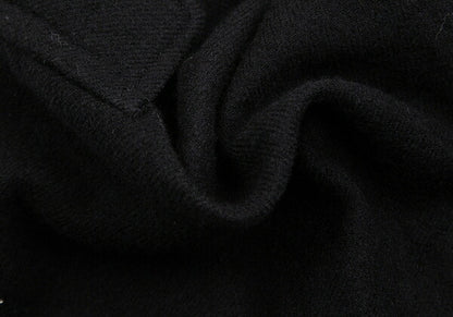 Y's Brushed Wool Cargo Pocket Tapered Pants Black Size 1