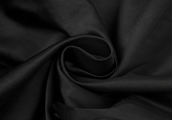 ISSEY MIYAKE FETE Nylon Cotton Blend Pants Black Size 2