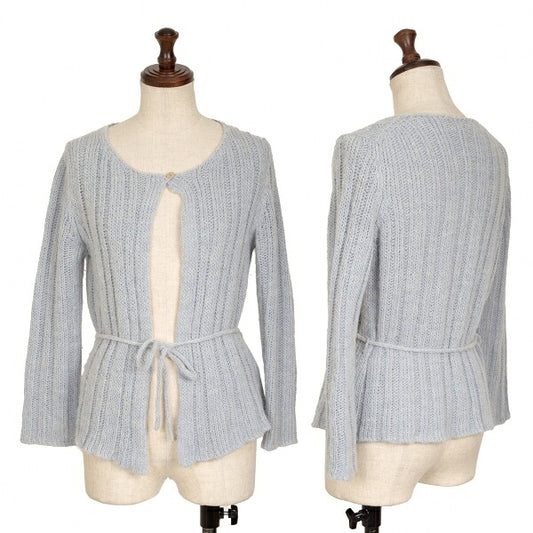 EMPORIO ARMANI Alpaca Blend Cardigan Blue Size 40