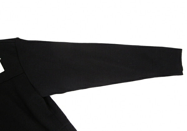 ISSEY MIYAKE Wool Pleated High Neck Sweater Black Size M