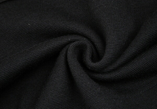 ISSEY MIYAKE Wool Pleated High Neck Sweater Black Size M