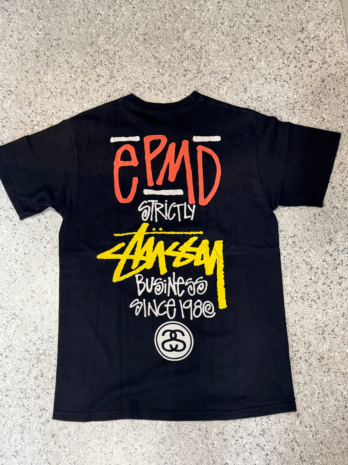 STUSSY EPMD Strictly Business T-Shirt Black Size M