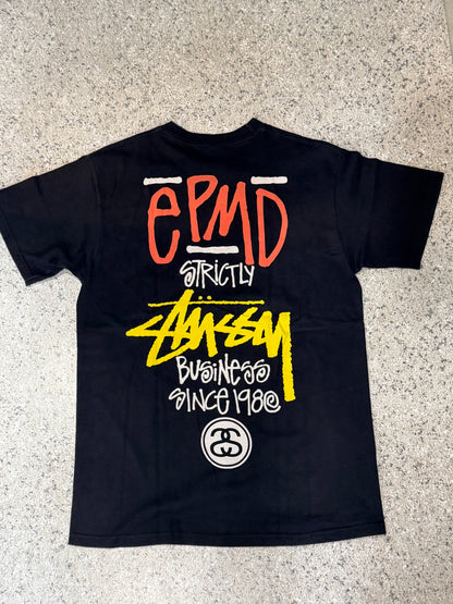 STUSSY EPMD Strictly Business T-Shirt Black Size M