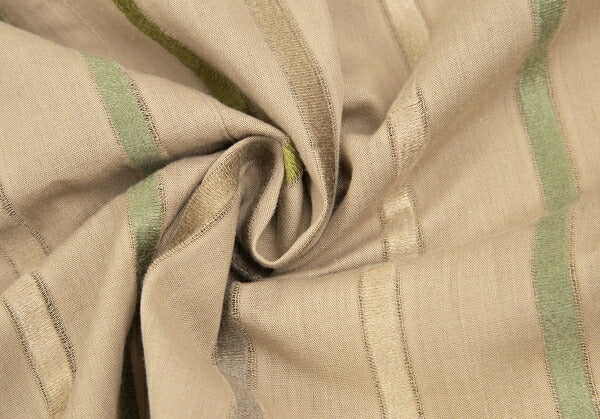 ISSEY MIYAKE Multi Stripe Weave Stand Shirt Mocha Size 9