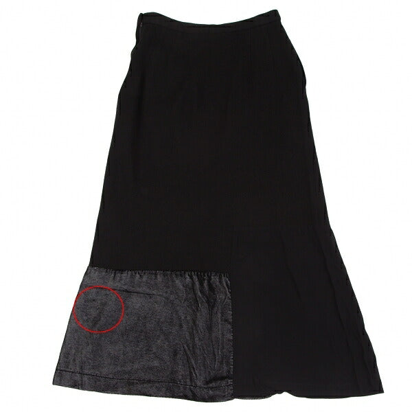 tricot COMME des GARCONS Garment Dyed Skirt Black Size M