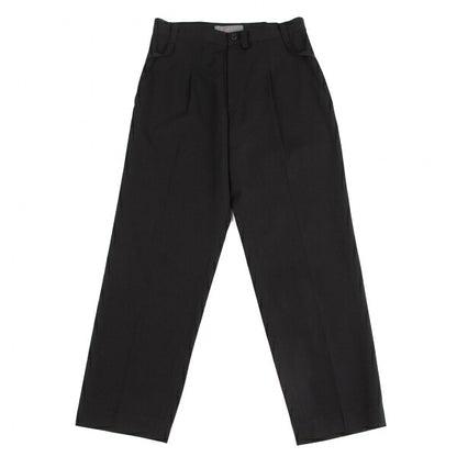 Yohji Yamamoto NOIR Wool Loop Design Slim Pants Black Size 1