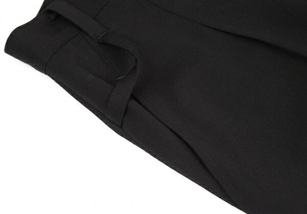 Yohji Yamamoto NOIR Wool Loop Design Slim Pants Black Size 1