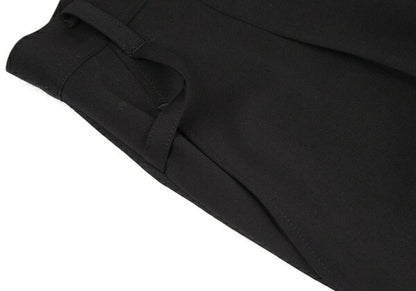 Yohji Yamamoto NOIR Wool Loop Design Slim Pants Black Size 1