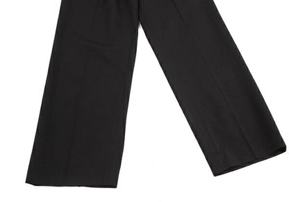 Yohji Yamamoto NOIR Wool Loop Design Slim Pants Black Size 1