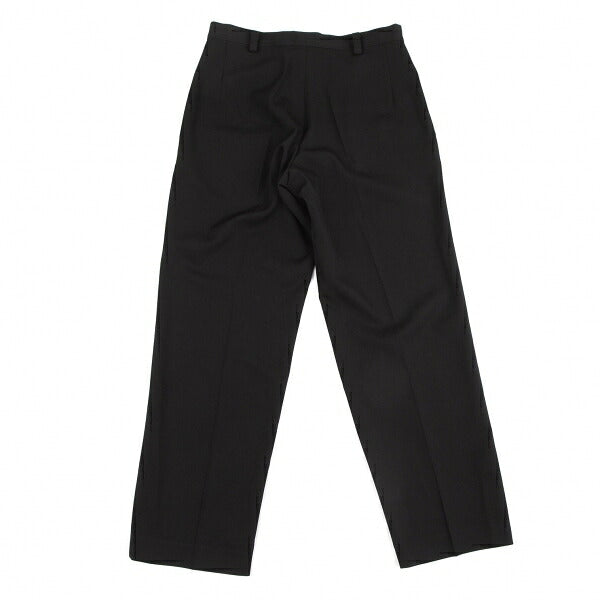 Yohji Yamamoto NOIR Wool Loop Design Slim Pants Black Size 1