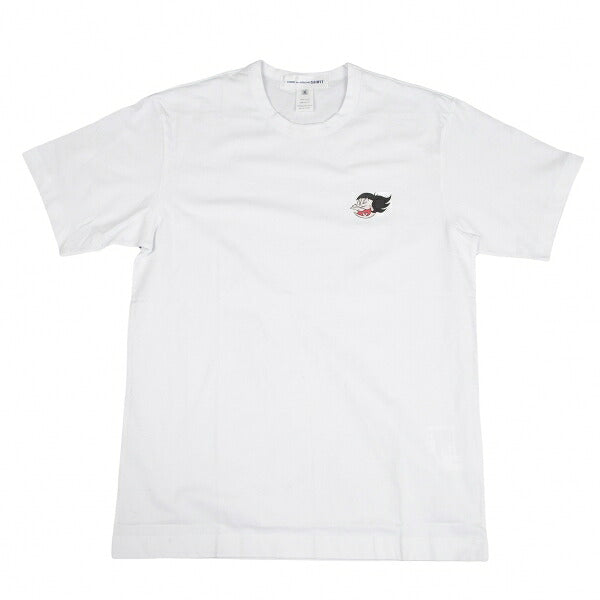 COMME des GARCONS SHIRT Iyami Print T-Shirt White Size M