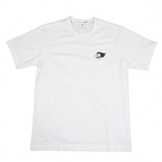 COMME des GARCONS SHIRT Iyami Print T-Shirt White Size M