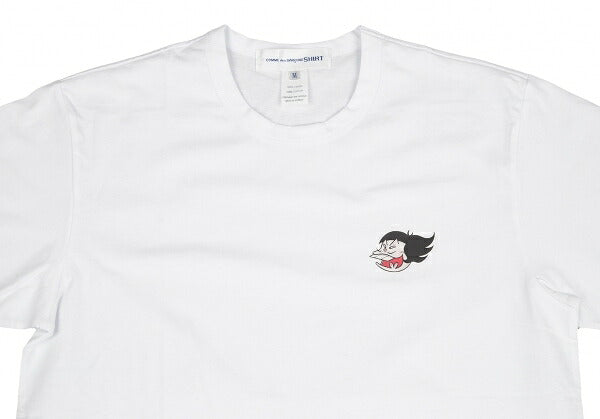 COMME des GARCONS SHIRT Iyami Print T-Shirt White Size M