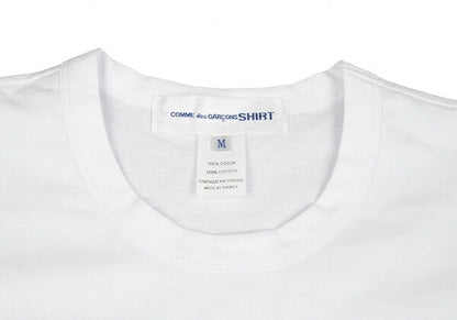 COMME des GARCONS SHIRT Iyami Print T-Shirt White Size M