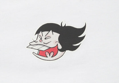 COMME des GARCONS SHIRT Iyami Print T-Shirt White Size M