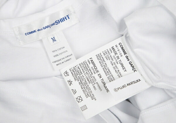 COMME des GARCONS SHIRT Iyami Print T-Shirt White Size M
