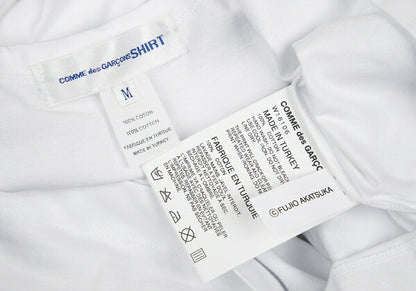 COMME des GARCONS SHIRT Iyami Print T-Shirt White Size M