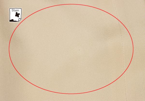 ISSEY MIYAKE Silk Tuck Design Pants Cream Size M