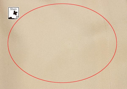 ISSEY MIYAKE Silk Tuck Design Pants Cream Size M