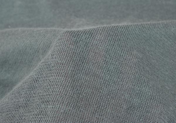 ISSEY MIYAKE Linen Patchwork Sweater Gray-Blue Size M