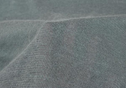ISSEY MIYAKE Linen Patchwork Sweater Gray-Blue Size M