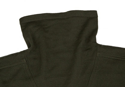 ISSEY MIYAKE V-Neck Knit Blend Sweater Khaki Size M