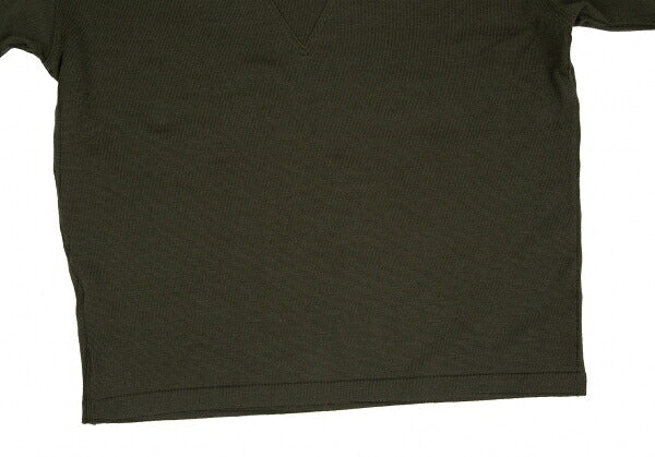 ISSEY MIYAKE V-Neck Knit Blend Sweater Khaki Size M