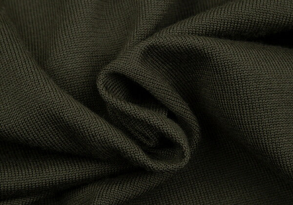 ISSEY MIYAKE V-Neck Knit Blend Sweater Khaki Size M