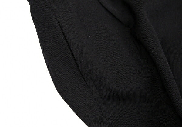 ISSEY MIYAKE Wool Gabardine Tuck Design Skirt Black Size M