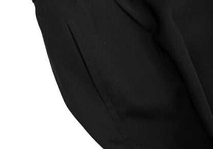 ISSEY MIYAKE Wool Gabardine Tuck Design Skirt Black Size M