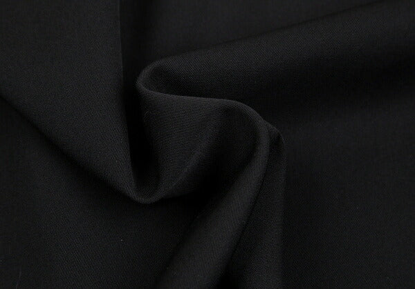 ISSEY MIYAKE Wool Gabardine Tuck Design Skirt Black Size M