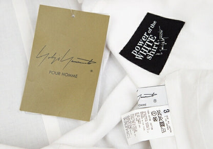 Yohji Yamamoto POUR HOMME 23SS Cotton Coat White Size 3