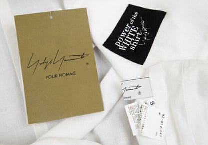 Yohji Yamamoto POUR HOMME 23SS Cotton Coat White Size 3