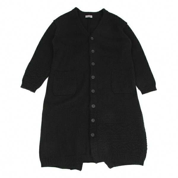 Yohji Yamamoto POUR HOMME 22AW Wool Cardigan Black Size 3