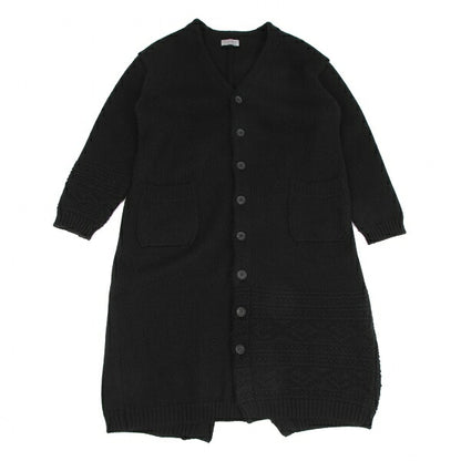 Yohji Yamamoto POUR HOMME 22AW Wool Cardigan Black Size 3
