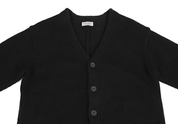 Yohji Yamamoto POUR HOMME 22AW Wool Cardigan Black Size 3