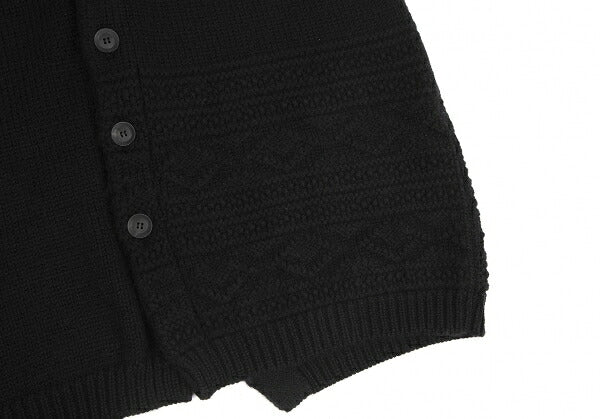 Yohji Yamamoto POUR HOMME 22AW Wool Cardigan Black Size 3