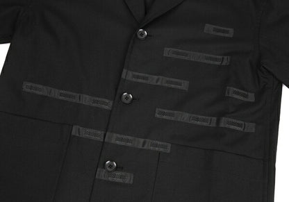 Ground Y 20AW Wool Gabardine Patchwork Jacket Black Size 3