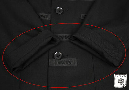 Ground Y 20AW Wool Gabardine Patchwork Jacket Black Size 3
