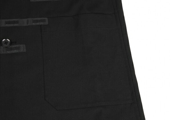 Ground Y 20AW Wool Gabardine Patchwork Jacket Black Size 3